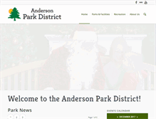 Tablet Screenshot of andersonparks.com